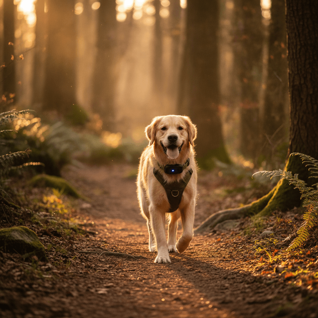 Chien heureux avec son équipement WorldPet