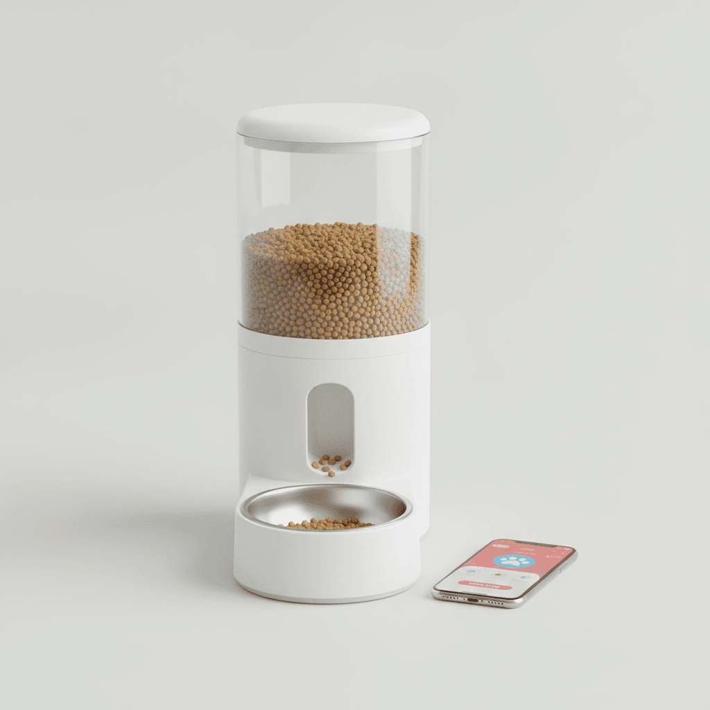 Distributeur de Croquettes Automatique WiFi — 4L