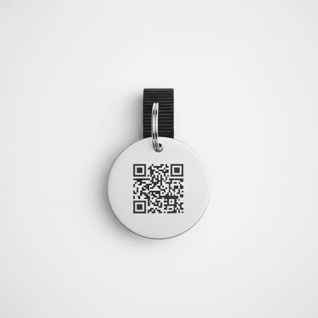Médaille Connectée QR + NFC — Profil Animal en Ligne